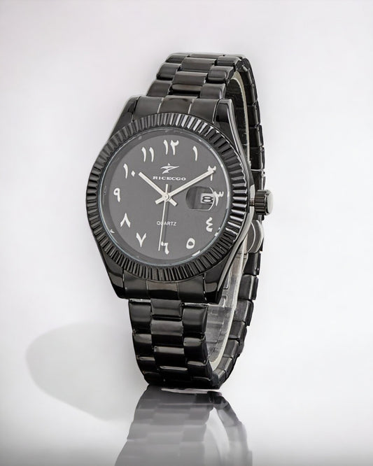 Arabic Watch - Black Watch Strap